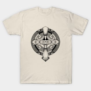 Celtic decorated ornamental cross T-Shirt